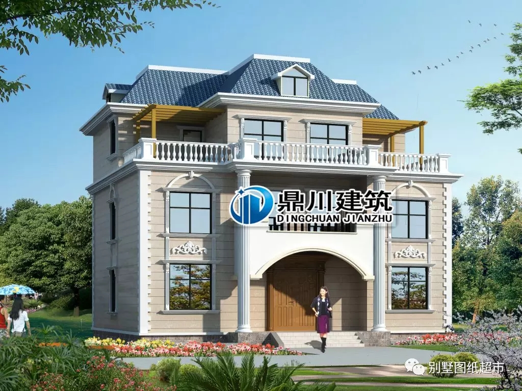 10款簡潔大方經(jīng)濟(jì)型三層自建別墅，第1款造價(jià)20萬，第6款最漂亮！