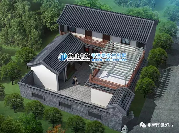 7套農村新中式四合院，一套比一套美，有庭有院過美好生活！