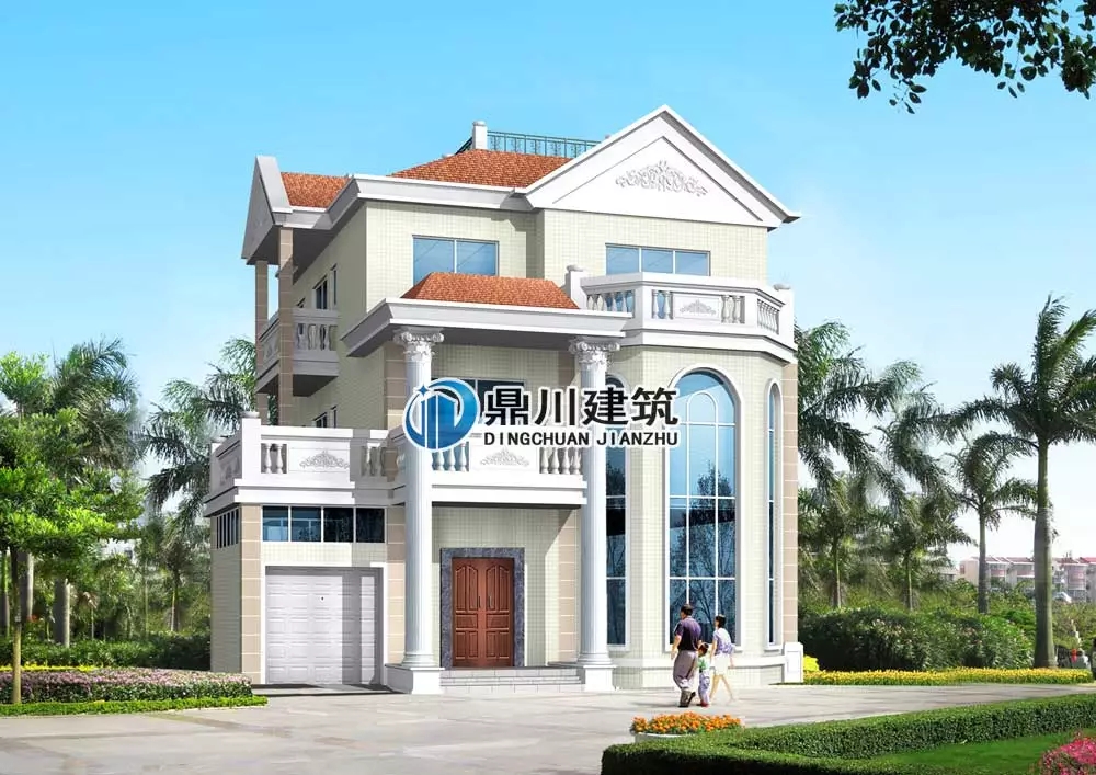 農村自建房巧用羅馬柱，讓房子高端大氣還不貴！